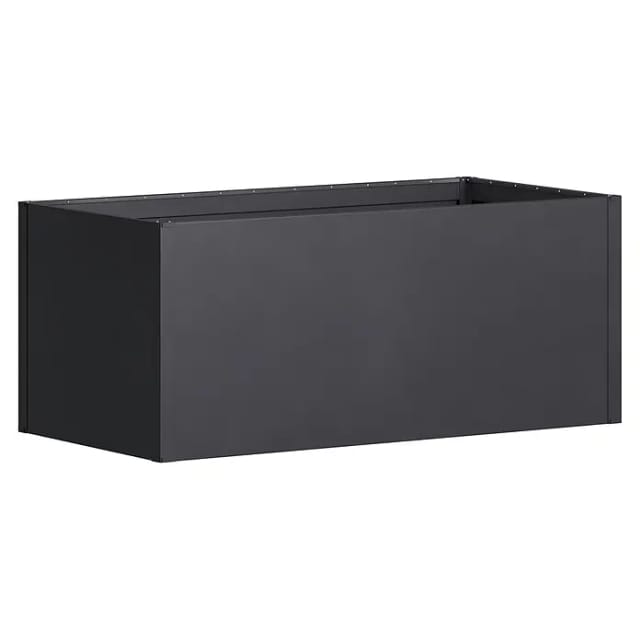 FLORAWORLD Hochbeet, anthrazit, modernes Design - schwarz