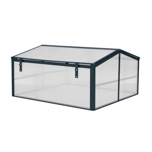 FLORAWORLD Gewächshaus-Aufsatz, 87x87x46cm - schwarz