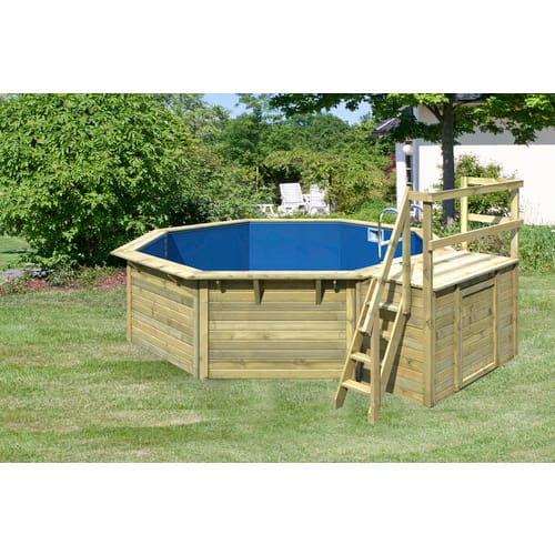 KARIBU Pool, beige, 15950 l