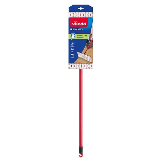 VILEDA Bodenwischer »Ultramat«, BxL: 14 x 105 cm - rot
