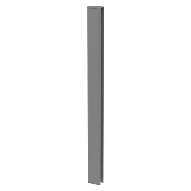 BIOHORT Eckprofil »DaVinci«, BxHxT: 3,9 x 91 x 7,2 cm, dunkelgrau-metallic
