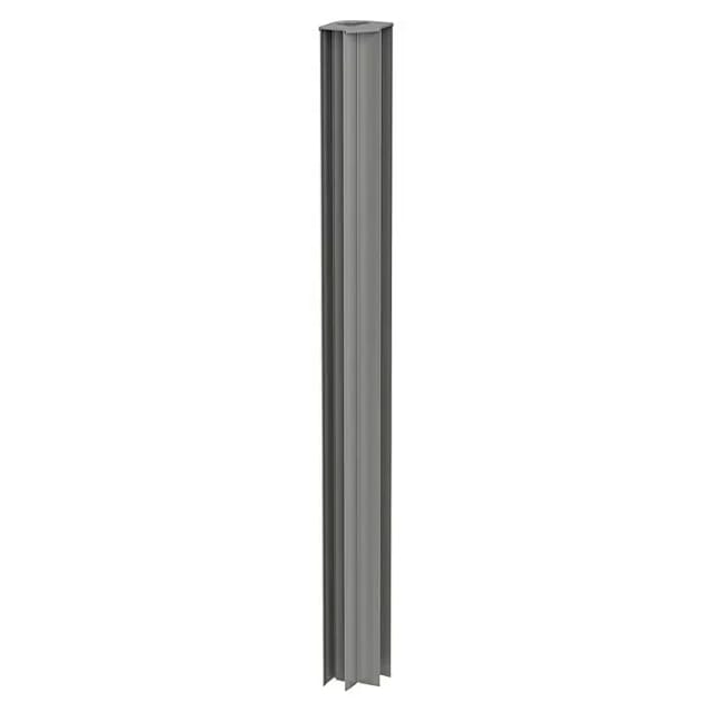 BIOHORT Pflanzbeet, Eckprofil, Rankgitter/Sichtschutz, BxHxT: 7,2 x 91 x 7,2 cm, quarzgrau-metallic