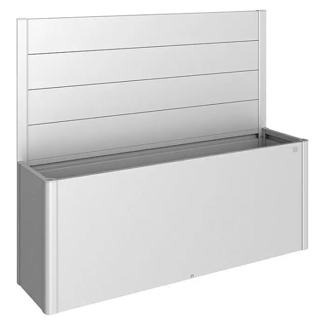 BIOHORT Sichtschutzelement »DaVinci«, ohne Acrylglas, Metall, HxL: 91 x 201 cm - grau
