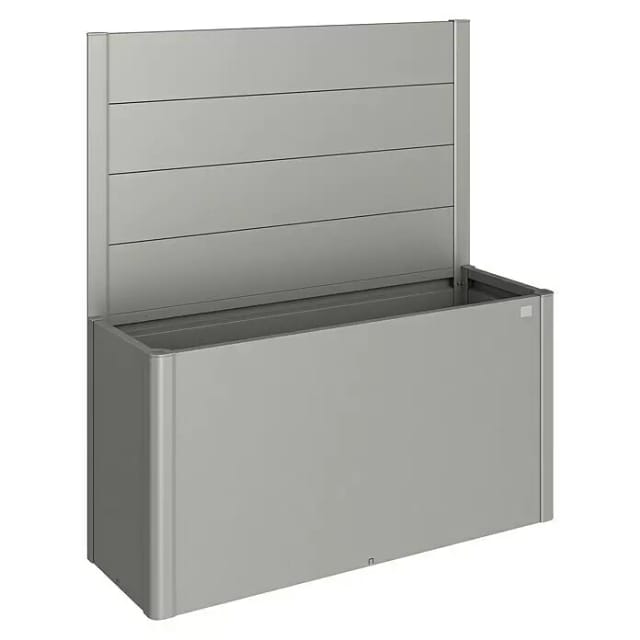 BIOHORT Sichtschutzelement »DaVinci«, ohne Acrylglas, Metall, HxL: 91 x 152 cm - grau