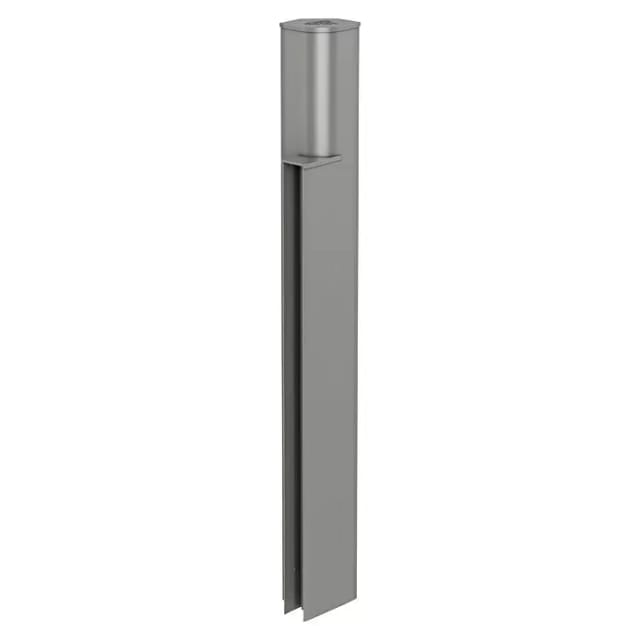 BIOHORT Pflanzbeet »MAXI-MIDI«, Höhensprung, BxHxT: 10,5 x 77 x 7,2 cm, quarzgrau-metallic
