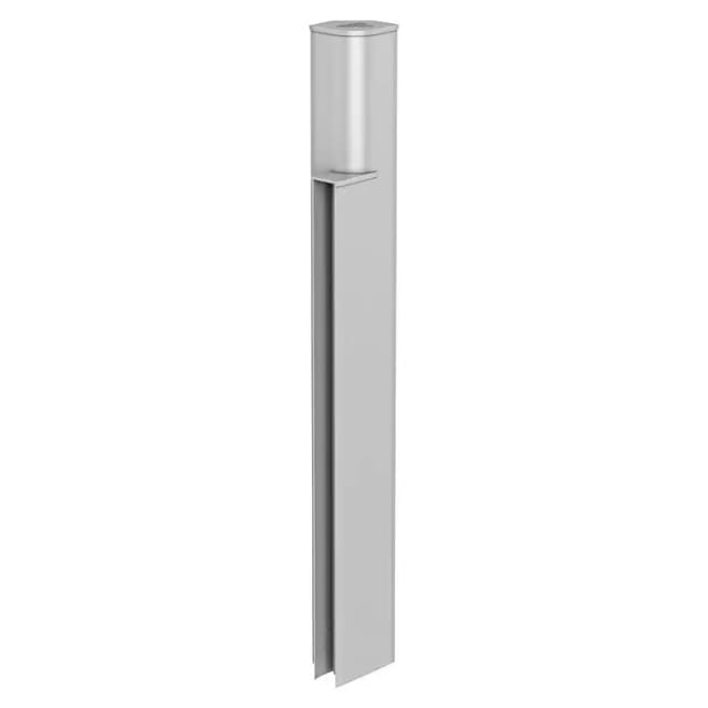 BIOHORT Pflanzbeet »MAXI-MIDI«, Höhensprung, BxHxT: 10,5 x 77 x 7,2 cm, silber-metallic - grau
