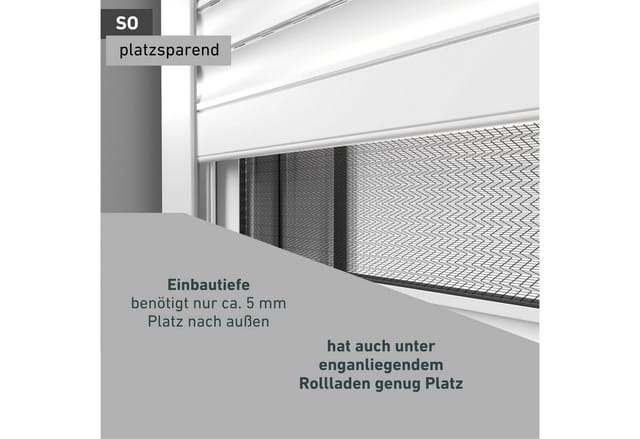 WINDHAGER Insektenschutz, IS Expert, Plisseefenster, 100 x 120 cm - weiss