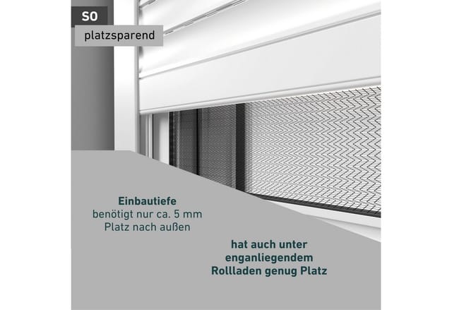 WINDHAGER Insektenschutz, IS Expert Plisseefenster, 130 x 150 cm - weiss