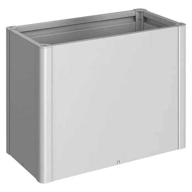 BIOHORT Hochbeet, 0,34 l, rechteckig - silberfarben