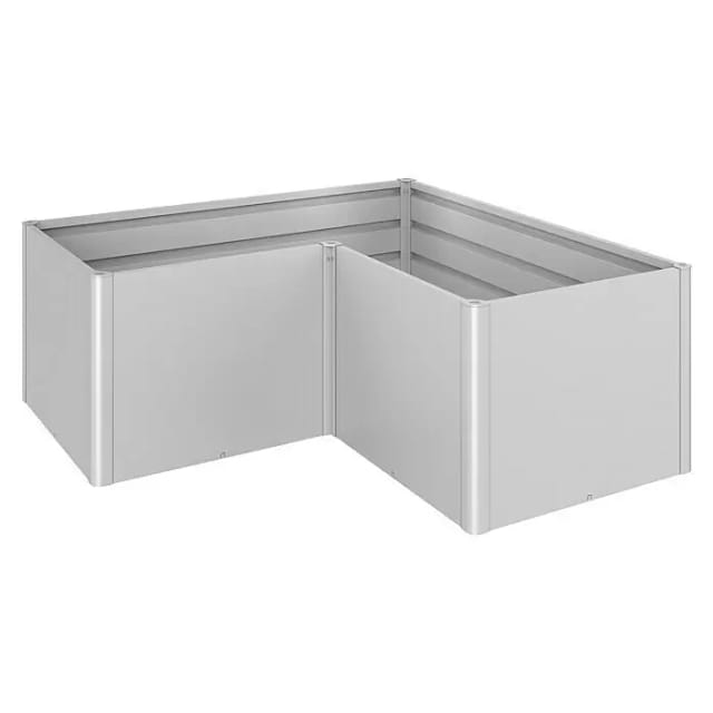 BIOHORT Hochbeet, 2,78 l, rechteckig - silberfarben
