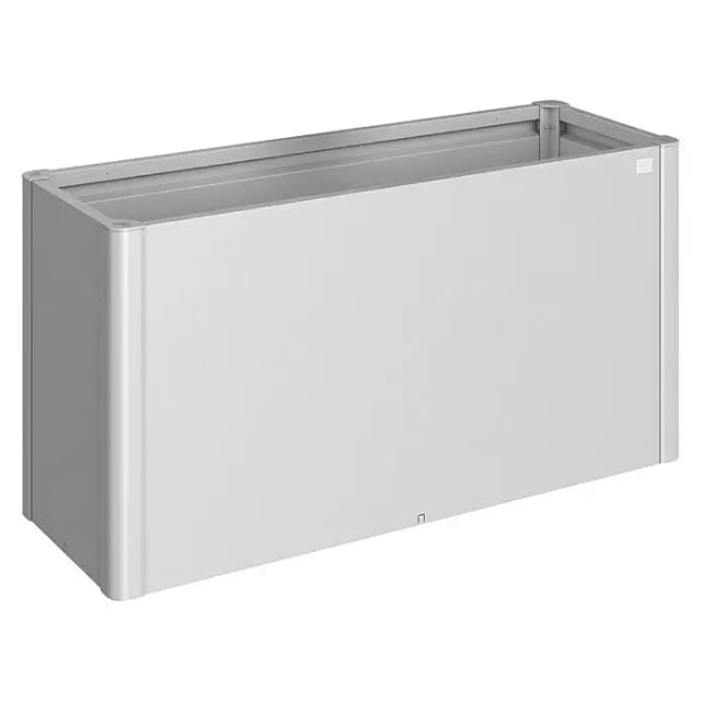 BIOHORT Hochbeet, 0,515 l, rechteckig - silberfarben