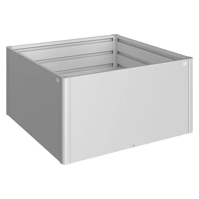 BIOHORT Hochbeet, 1,62 l, quadratisch - silberfarben