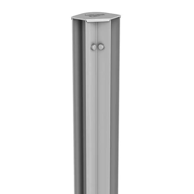 BIOHORT Pflanzbeet »MIDI«, Alu-Eckprofil, BxHxT: 7,2 x 61 x 7,2 cm, silber-metallic - grau