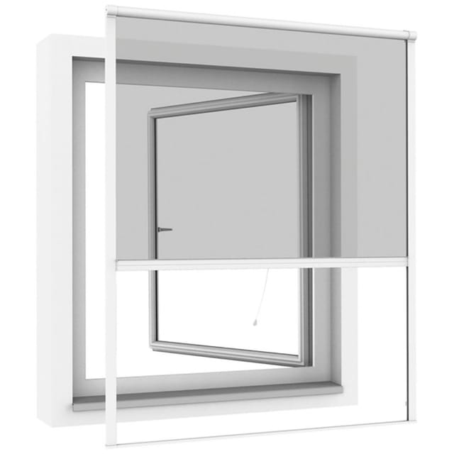 WINDHAGER Insektenschutz, IS Plus Einhängerollo, 100 x 160 cm - weiss