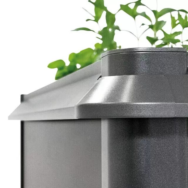 BIOHORT Schneckenschutz, HxL: 4 x 208cm - grau