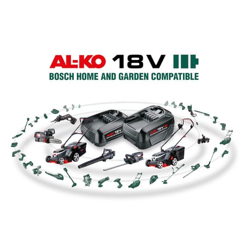 AL-KO Akku-Set, 18V, 2,5 Ah und 3 A Ladegerät - schwarz