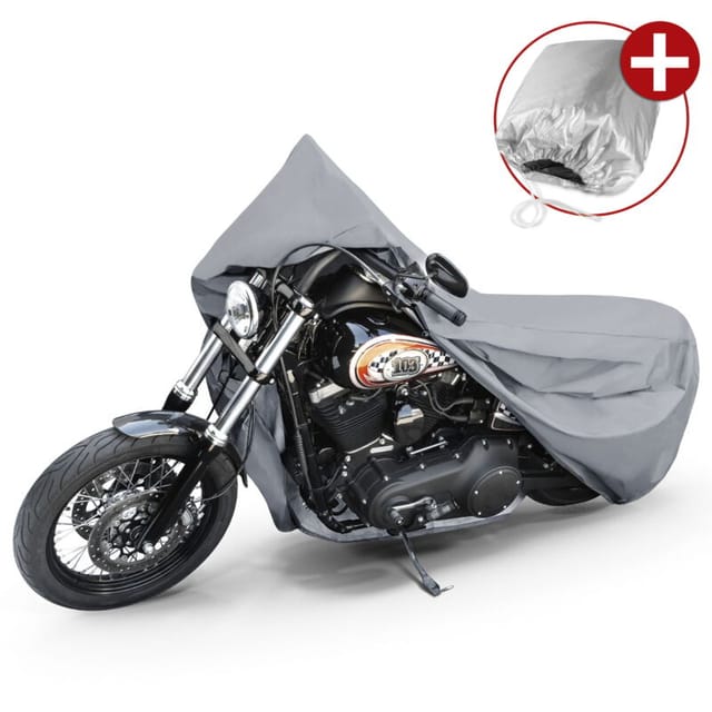 WALSER Motorradabdeckplane »Chopper«, für Motorräder, Stärke: 1,2 mm - grau