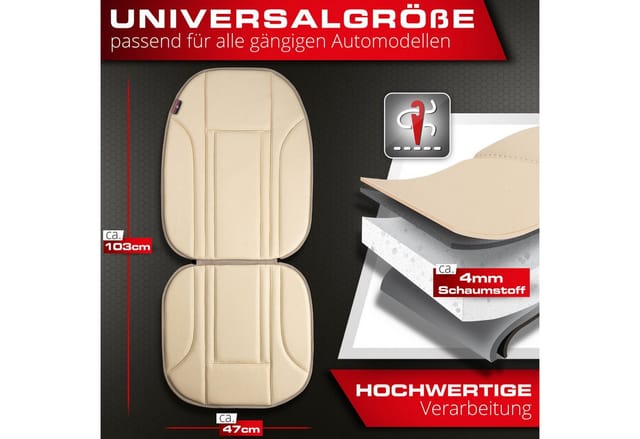 WALSER Sitzauflage »Ravenna«, Kunststoff - beige