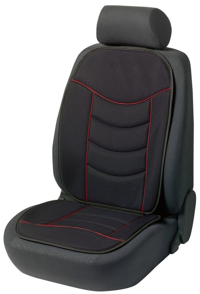WALSER Sitzauflage »Elegance Plus«, Polyester - schwarz