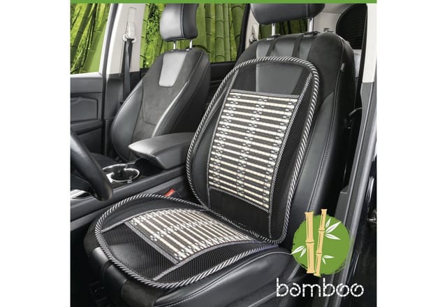 CarComfort Sitzauflage »Bamboo«, Polyester - schwarz