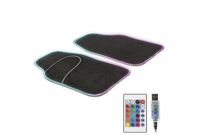 CarComfort Automatte »Ambiente LED«, Polyester - schwarz