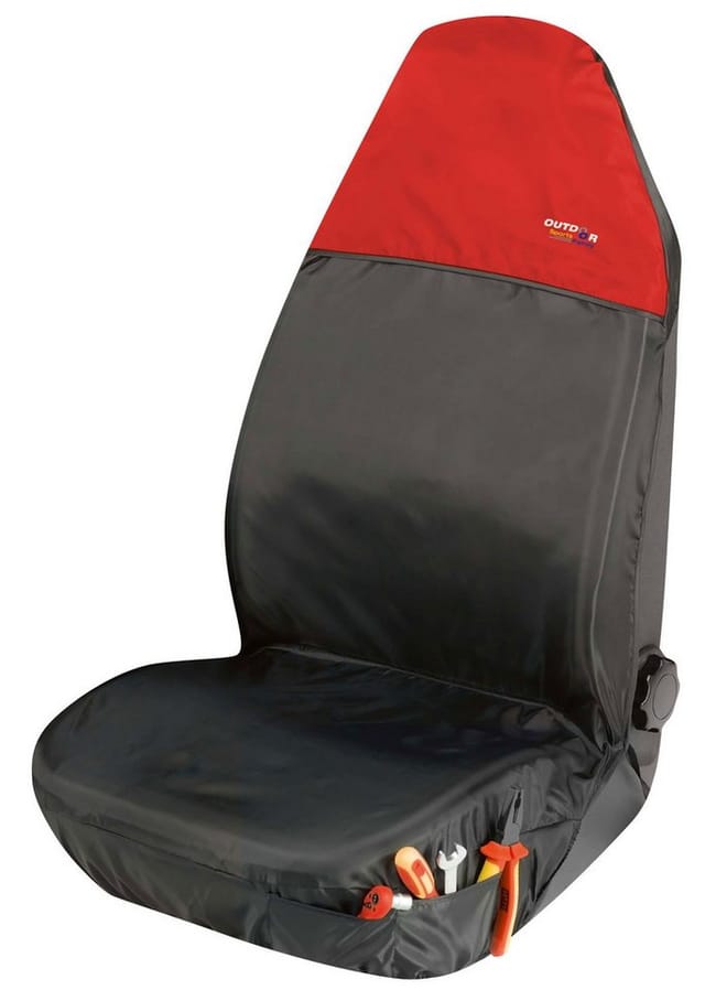 WALSER Sitzbezug »Outdoor-Sports«, für PKW-Vordersitze, Polyester - rot