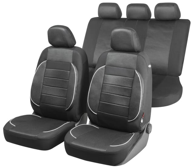 WALSER Sitzbezug »Rover«, Polyester - schwarz