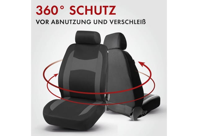 CarComfort Sitzbezug »Fairmont«, Polyester - schwarz