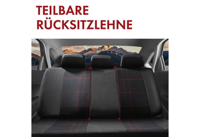 CarComfort Sitzbezug »Nashville«, Polyester - schwarz
