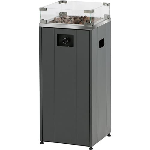 BUSCHBECK Loungefeuer, Gas, Höhe: 91 cm, grau