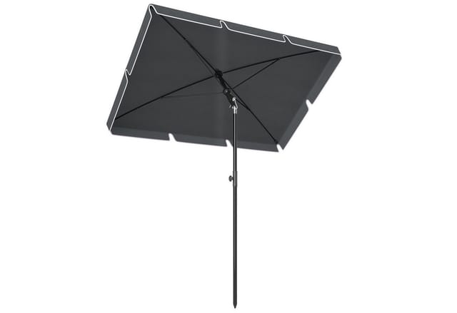 Outsunny Sonnenschirm, Höhe: 240 cm, grau