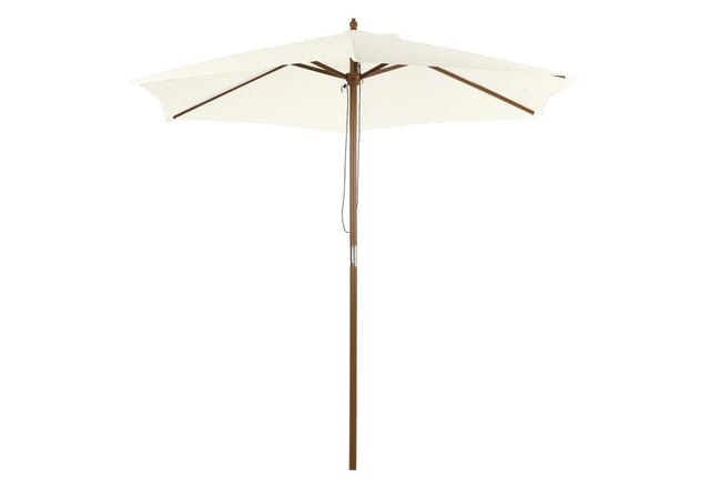 Outsunny Sonnenschirm, Höhe: 230 cm, cremefarben - beige