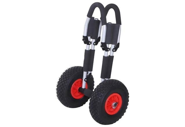HOMCOM Surfwagen, max. 45 kg, Aluminium/NBR