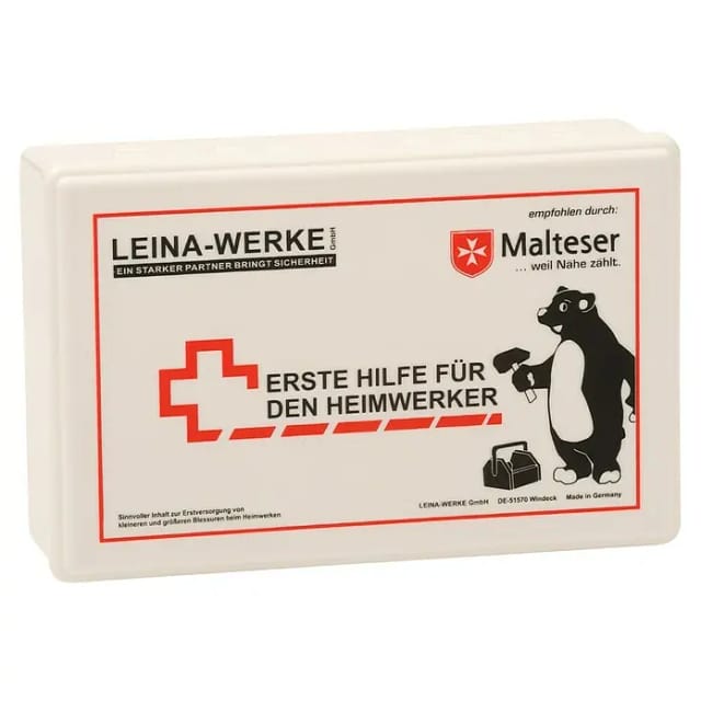 LEINA-WERKE Erste-Hilfe-Set, BxL: 25,5 x 16,6 cm, weiß - weiss