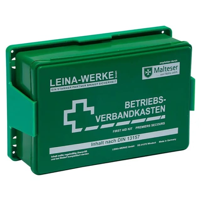 LEINA-WERKE Verbandskasten, BxL: 25,5 x 16,6 cm, grün - gruen