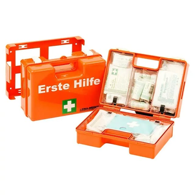 LEINA-WERKE Erste-Hilfe-Koffer, BxL: 26 x 11 cm, orange