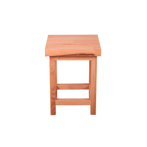 INTERIA Home & Living Hocker »MARCO«, BxH: 30 x 40 cm, Kernbuche - beige