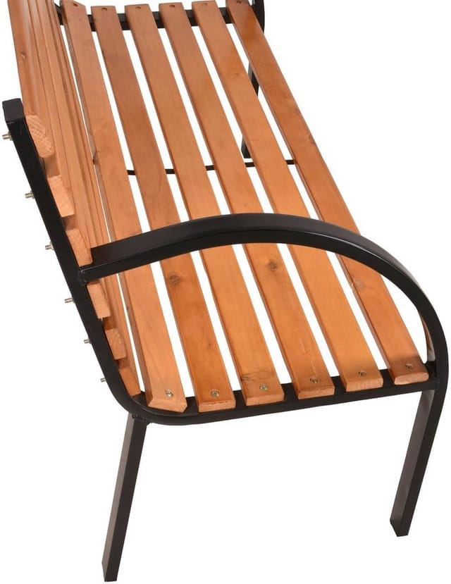 GARDEN PLEASURE Bank »BELLEVUE«, Holz, BxHxT: 122 x 80 x 60 cm - braun
