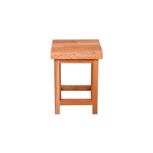 INTERIA Home & Living Hocker »MAX«, BxH: 30 x 40 cm, Eichenholz - beige