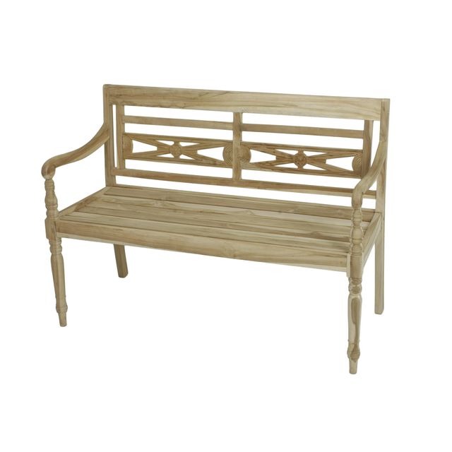 GARDEN PLEASURE Bank »SUMATRA«, Teakholz, BxHxT: 120 x 86 x 55 cm - braun