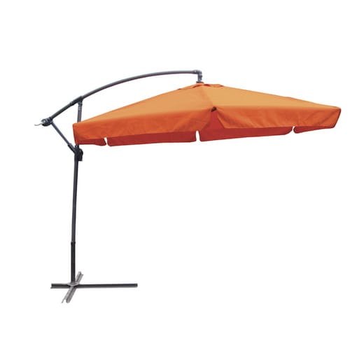 GARDEN PLEASURE Ampelschirm, Format: 300 cm cm, sechseckig, abknickbar - orange