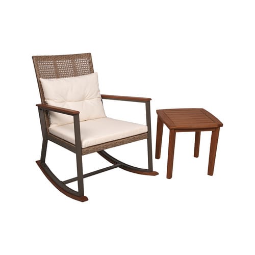 GARDEN PLEASURE Gartenmöbel »Sinaloa«, Metall, 2-teilig - braun