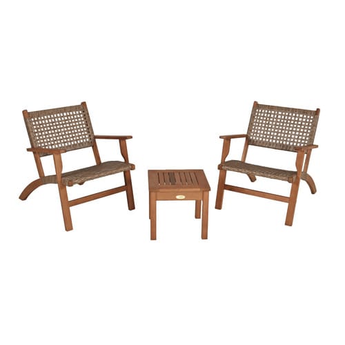 GARDEN PLEASURE Gartenmöbel »Sonora«, Holz, 3-teilig - braun