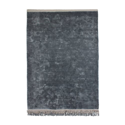 Flowerbox Teppich »Velvet Touch« - blau