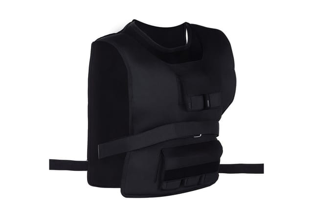 HOMCOM Gewichtsweste, schwarz, BxL: 52 x 36 cm