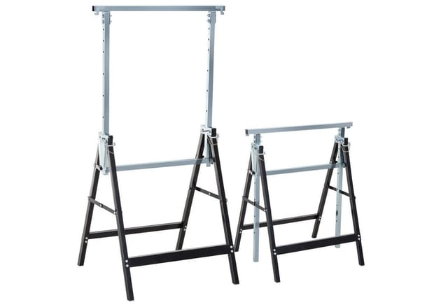 HOMCOM Gestell, schwarz, Stahl, BxHxL: 58 x 130 x 68 cm
