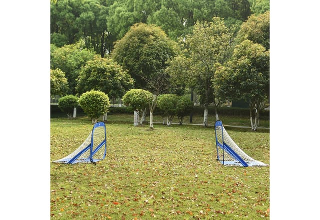 HOMCOM Fußballtor, blau, Gewebe