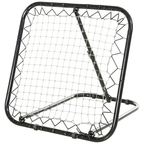 HOMCOM Rebounder, schwarz, Kunststoff/Metall