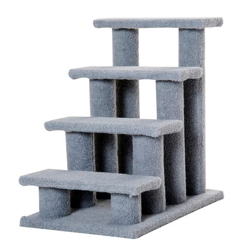 PawHut Treppe, 63 cm, grau