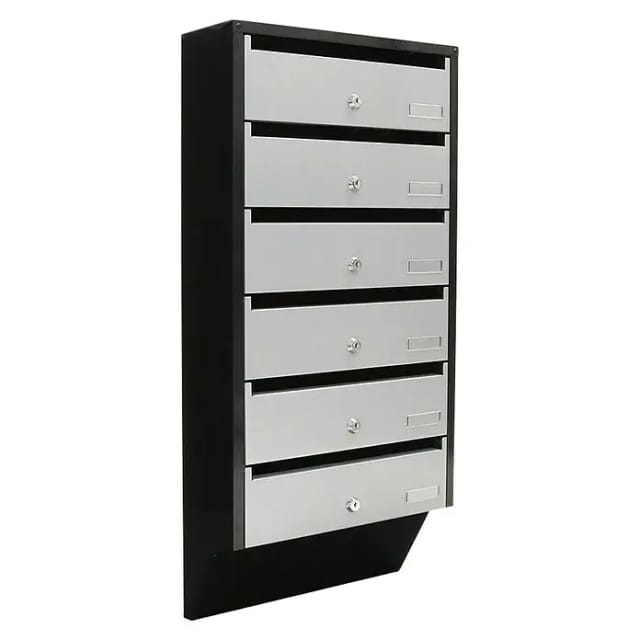 Rottner Tresor Briefkasten »Harrow«, mehrfarbig, Stahl, (B x H:) 38,5 x 82,4 cm - bunt